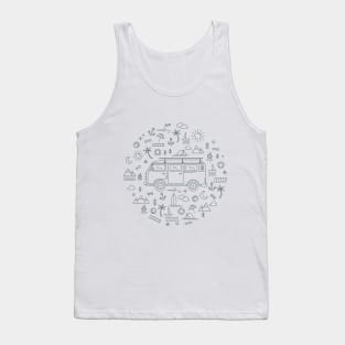 Travel Icons Tank Top